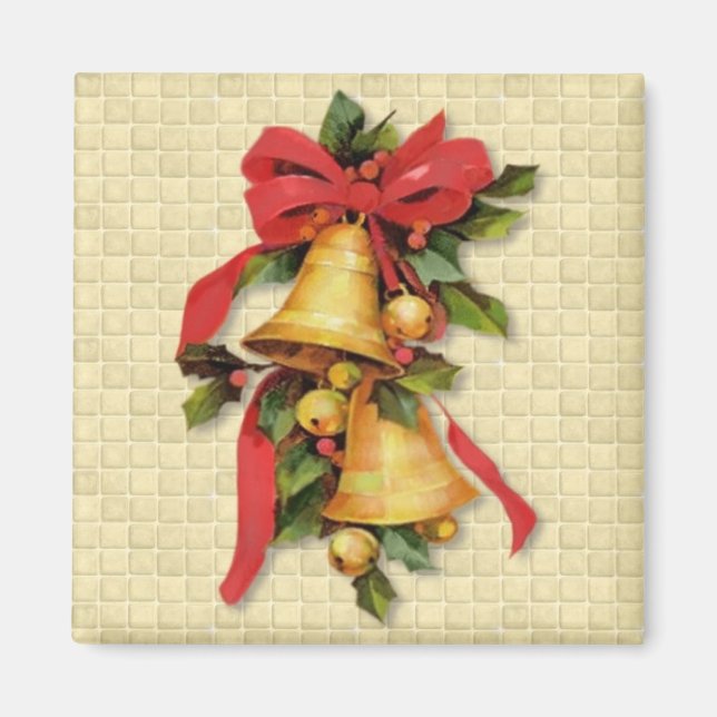 Íman Sinos de ouro no Natal (Frente)
