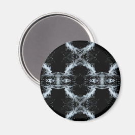 Íman Sins and Virtues Abstract Black White Fluid Art