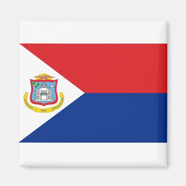 Íman Sint Maarten flag (Frente)