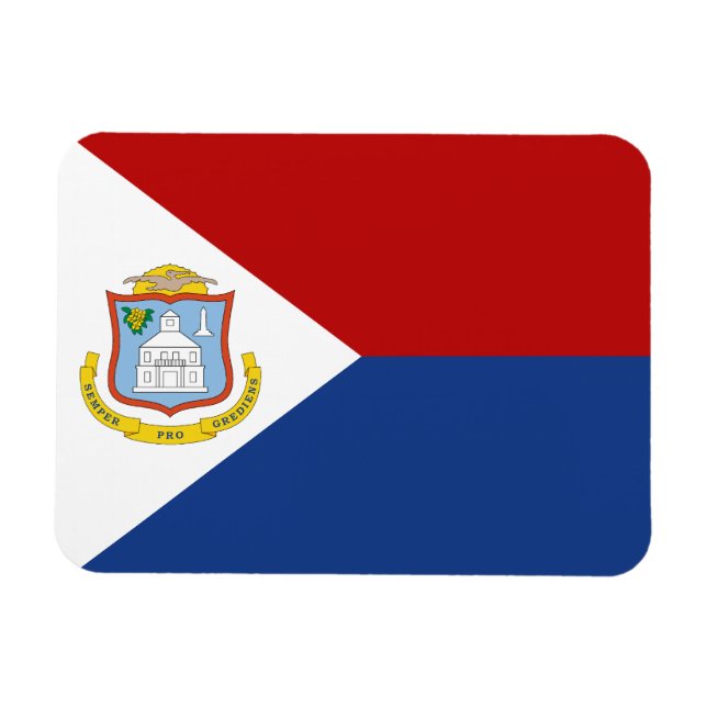 Íman Sint Maarten Flag (Horizontal)