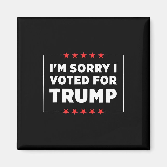 Íman Sinto Muito Ter Votado Em Trump (Frente)