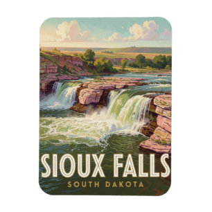 Íman Sioux Falls Dakota do Sul Rio Big Sioux