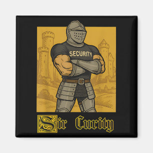 Íman Sir Cures Funny Security Pun Knight Memória Mediev