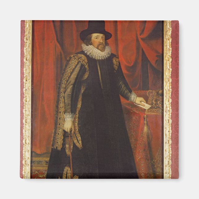 Íman Sir Francis Bacon Viscount de Ruas. Albans. (Frente)