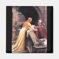 Sir Lancelot e Guinevere nas Escadas