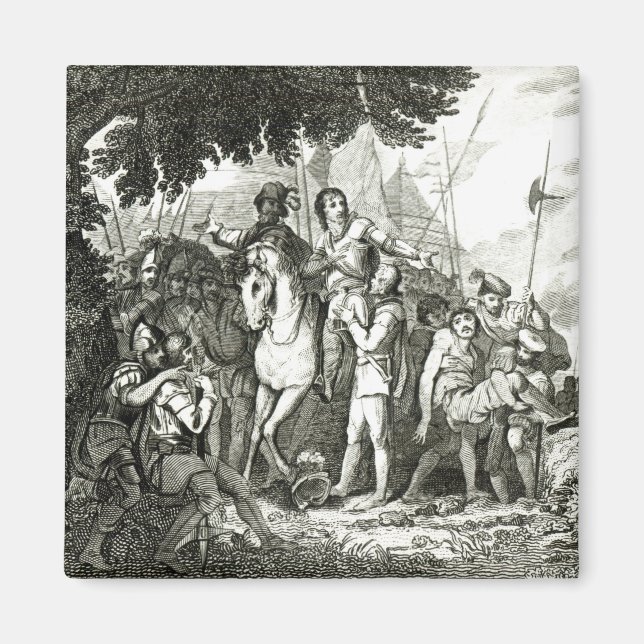 Íman Sir Philip Sidney gentil com um Soldado, 1815 (Frente)