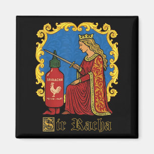 Íman Sir Racha Pun Design Para Amantes de Molho Picante