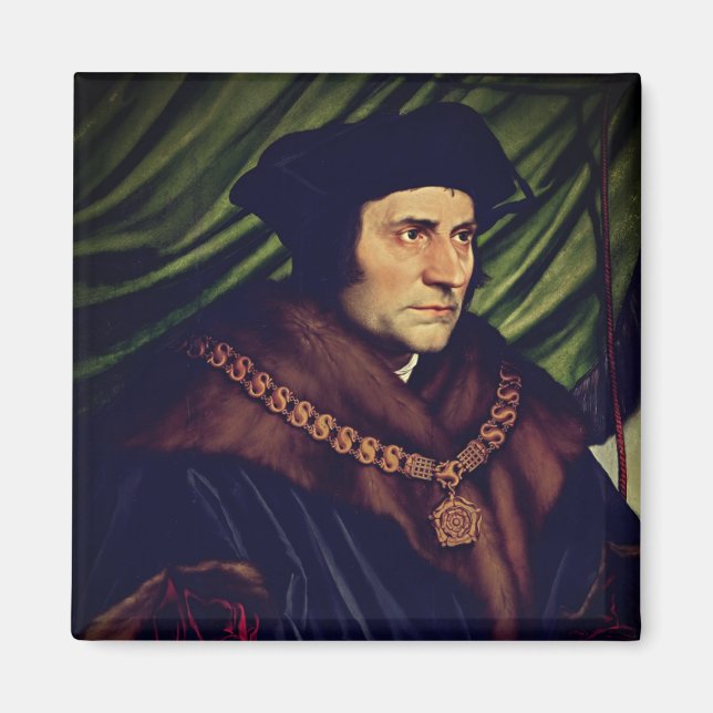 Íman Sir Thomas More - por Hans Holbein, o Younger (Frente)