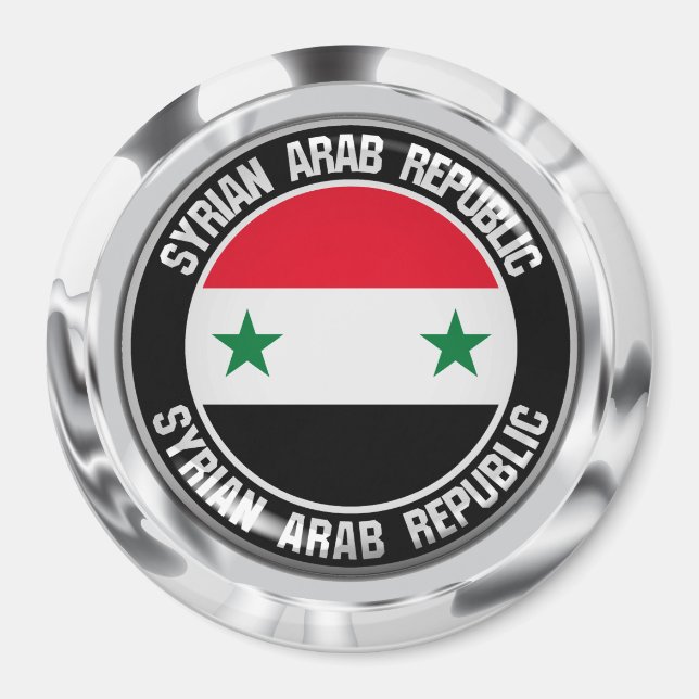 Íman Síria Round Emblem (Frente)