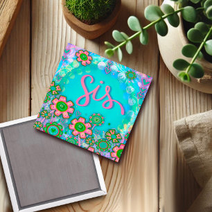 Íman Sis Bonito Inspirividade Floral Magnet