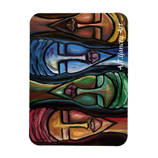Íman Sistas United Premium Flexi Magnet (Vertical)