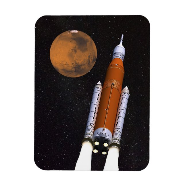 Íman Sistema de Lançamento de Espaço SLS da NASA (Vertical)