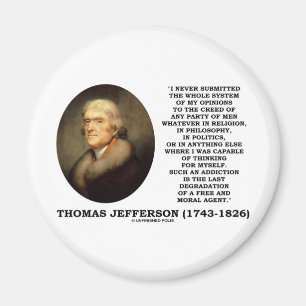 Íman Sistema inteiro de minhas opiniões que pensam par