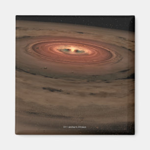 Íman Sistema solar do conceito do artista mini no fazer