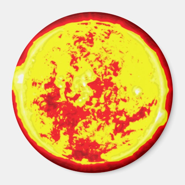 Íman Sistema Solar Sol (Frente)