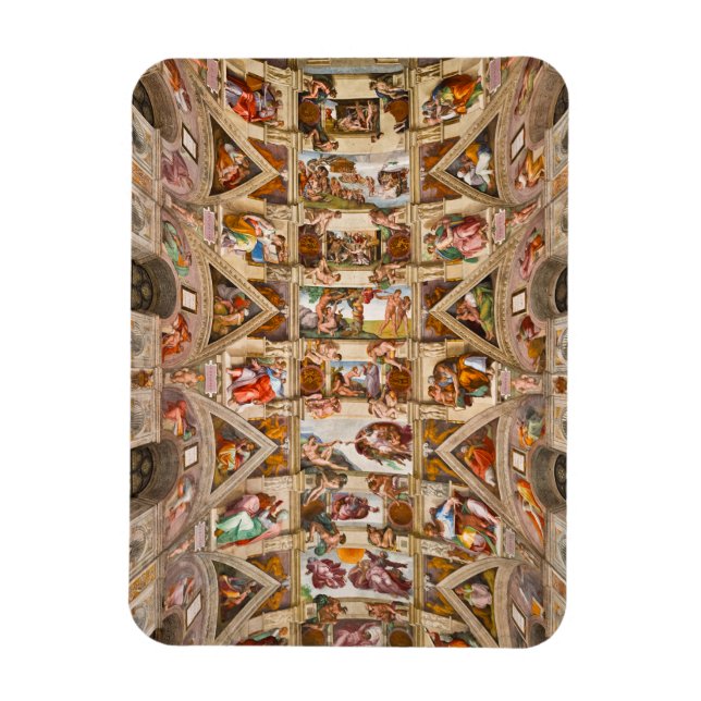 Íman Sistine Chapel Ceiling, 1512 por Michelangelo (Vertical)