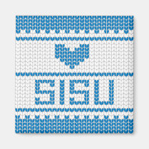 Sisu Heart Knit Magnet 1