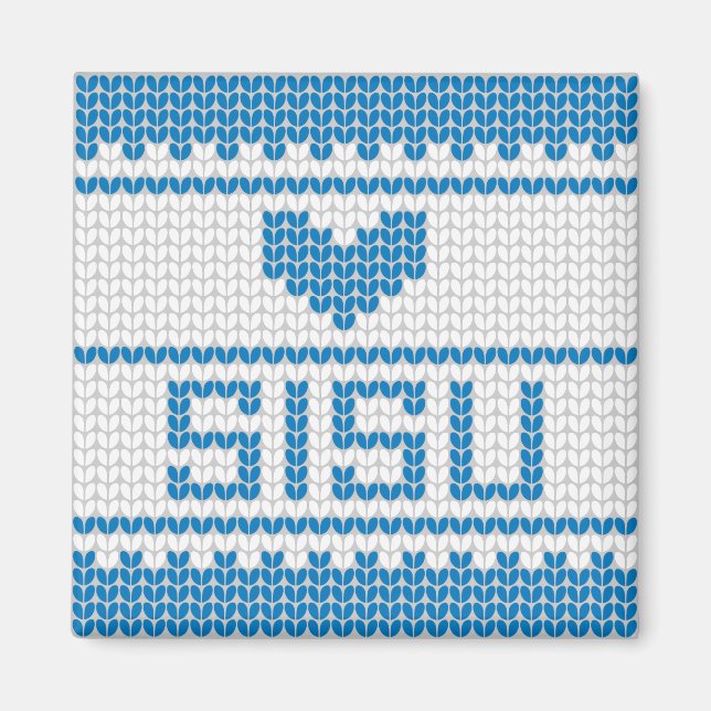 Íman Sisu Heart Knit Magnet 1 (Frente)