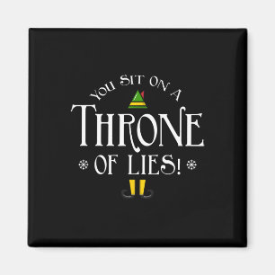 Íman Sit On A Throne Of Lies! Funny Christmas Fake Sant