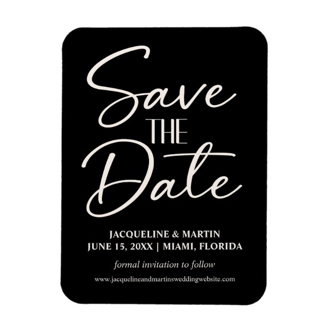 Íman Site Cursivo com Letra Mão Branca Negra (Vertical)