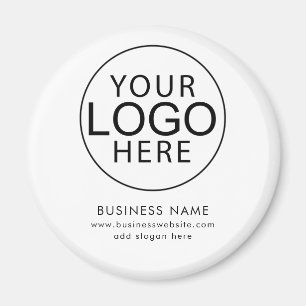 Íman Site de Logotipo Empresarial Simples Moderno