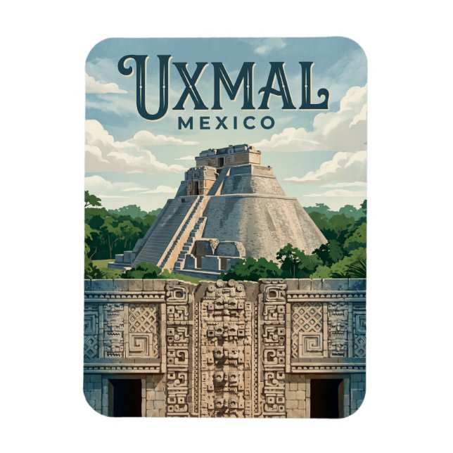 Íman Sítio Arqueológico de Uxmal México (Vertical)