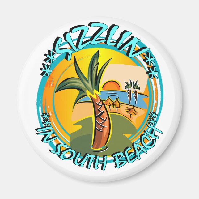 Íman Sizzlin No South Beach (Frente)