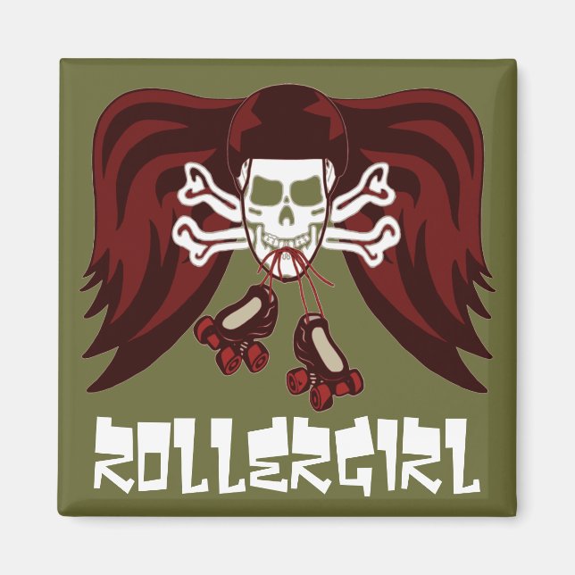 Íman Skate ou morra com asas de anjo (Frente)