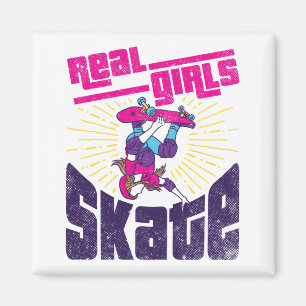 Íman Skate Real Girls do Skateboard