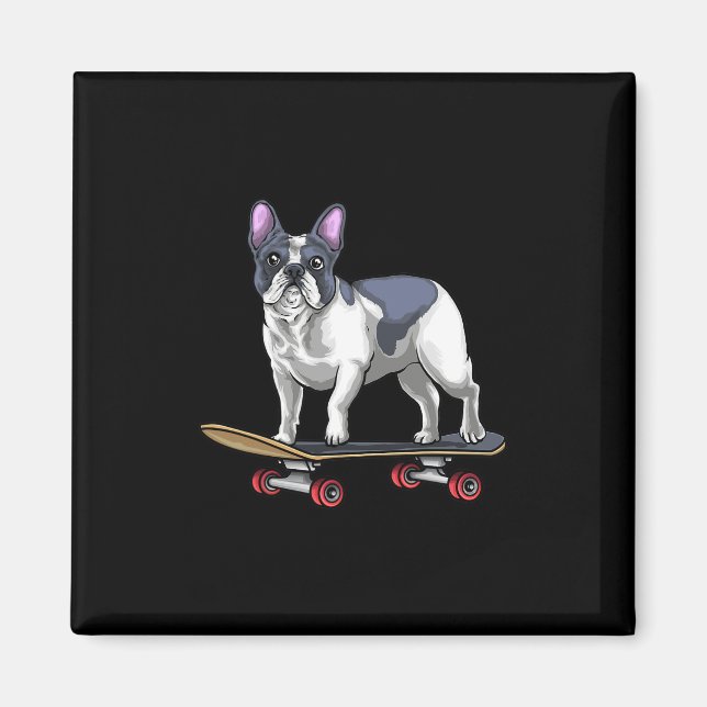 Íman Skateboard Bulldog (Frente)