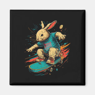 Íman Skateboard Para Garota Adolescente Bunny East
