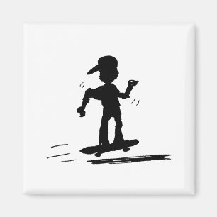 Íman Skater Kid por Designs Cussdum