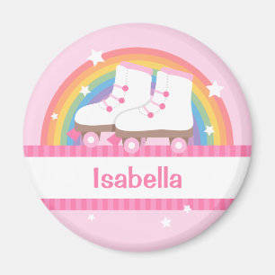 Íman Skates de rolo do arco-íris para meninas