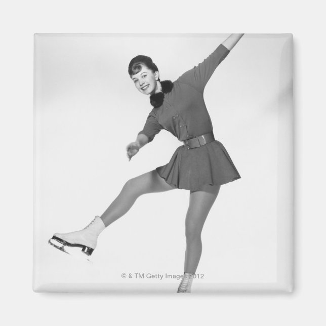 Íman Skating da figura feminina (Frente)