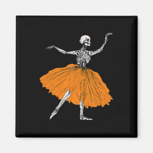 Íman Skeleton Ballerina Dance Tutu Dançador de Balés Sp