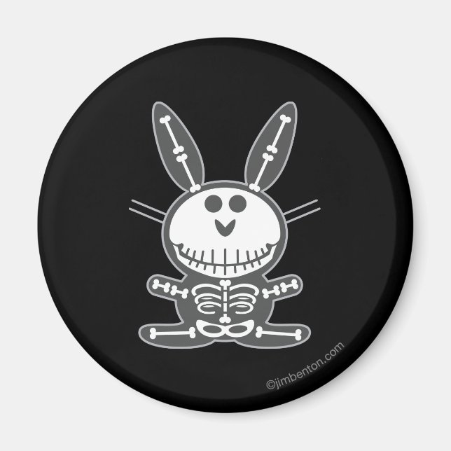Íman Skeleton Bunny (Frente)