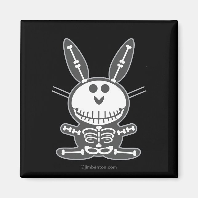 Íman Skeleton Bunny (Frente)