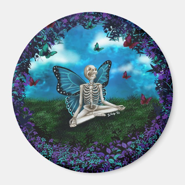 Íman Skeleton Fairy Magnet (Frente)