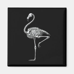 Íman Skeleton Flamingo Halloween