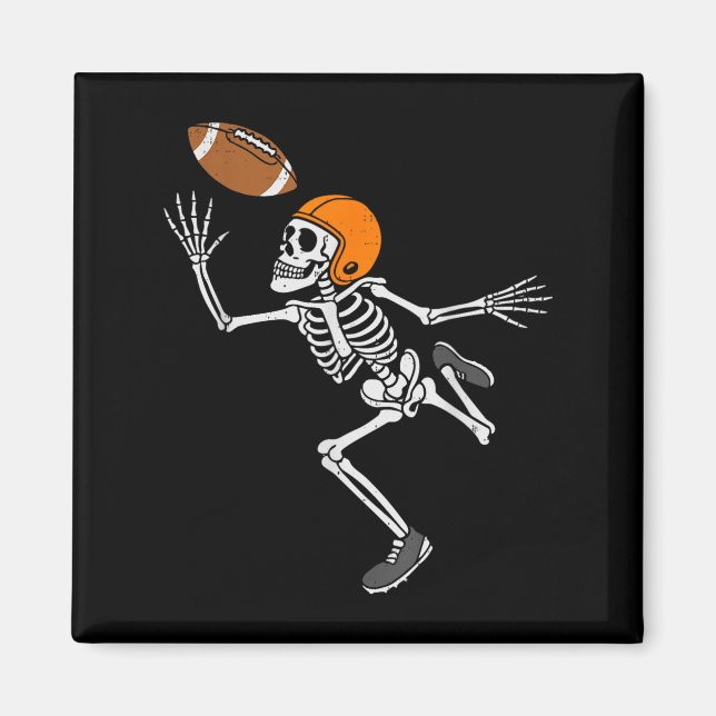 Íman Skeleton Football Halloween Costume Mens Boys Teen (Frente)