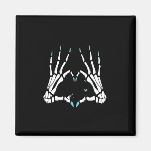 Íman Skeleton Halloween Clássico da Mão