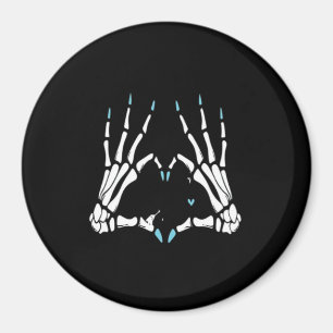Íman Skeleton Halloween Clássico da Mão