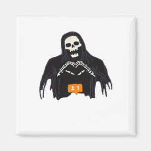 Íman Skeleton Hand Heart Follower Classic