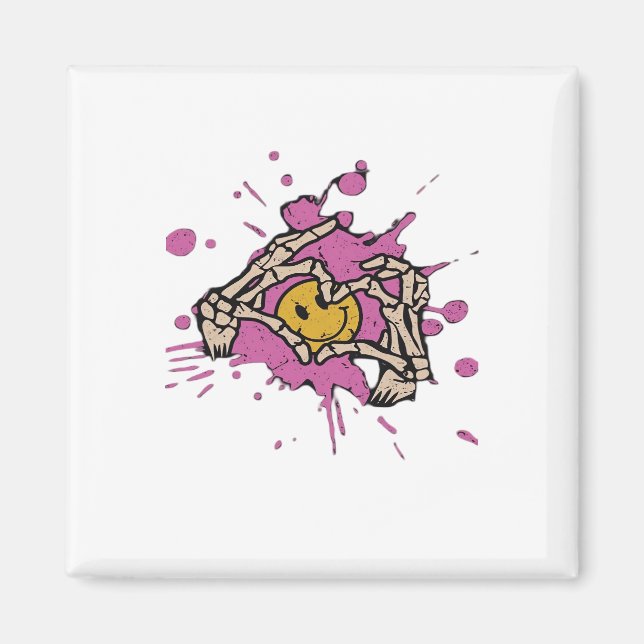 Íman Skeleton Hand Heart Show Classic (Frente)