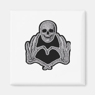 Íman Skeleton Heart Hands Classic