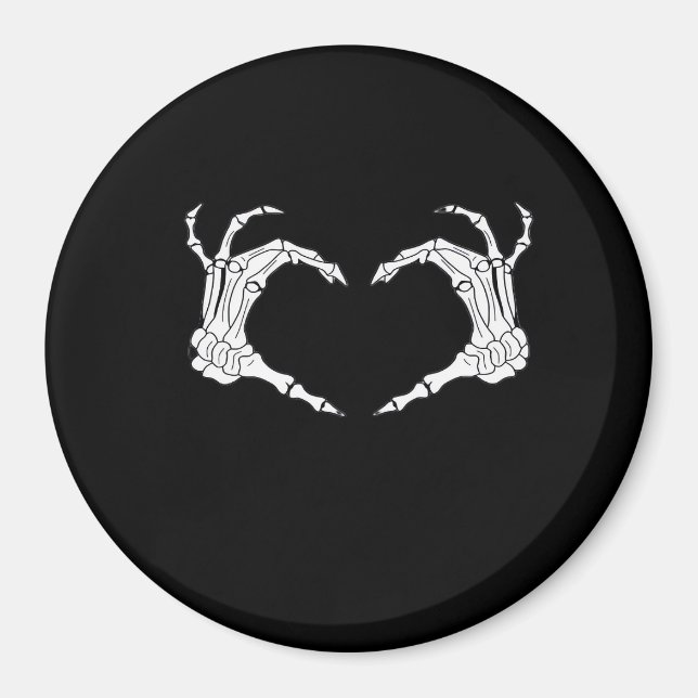 Íman Skeleton Heart Hands Classic (Frente)