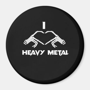 Íman Skeleton Mãos Coração - Dia de as Bruxas engraçado