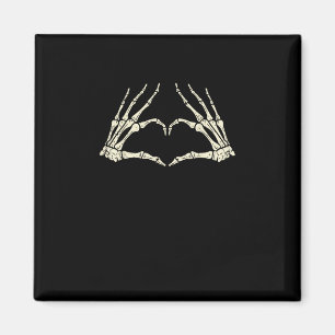 Íman Skeleton Mãos Dias de as Bruxas engraçados Cardíac