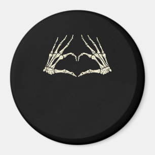 Íman Skeleton Mãos Dias de as Bruxas engraçados Cardíac