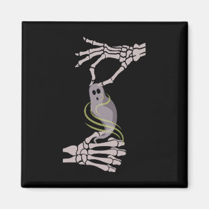 Íman Skeleton Mãos Fantasma Spooky Halloween